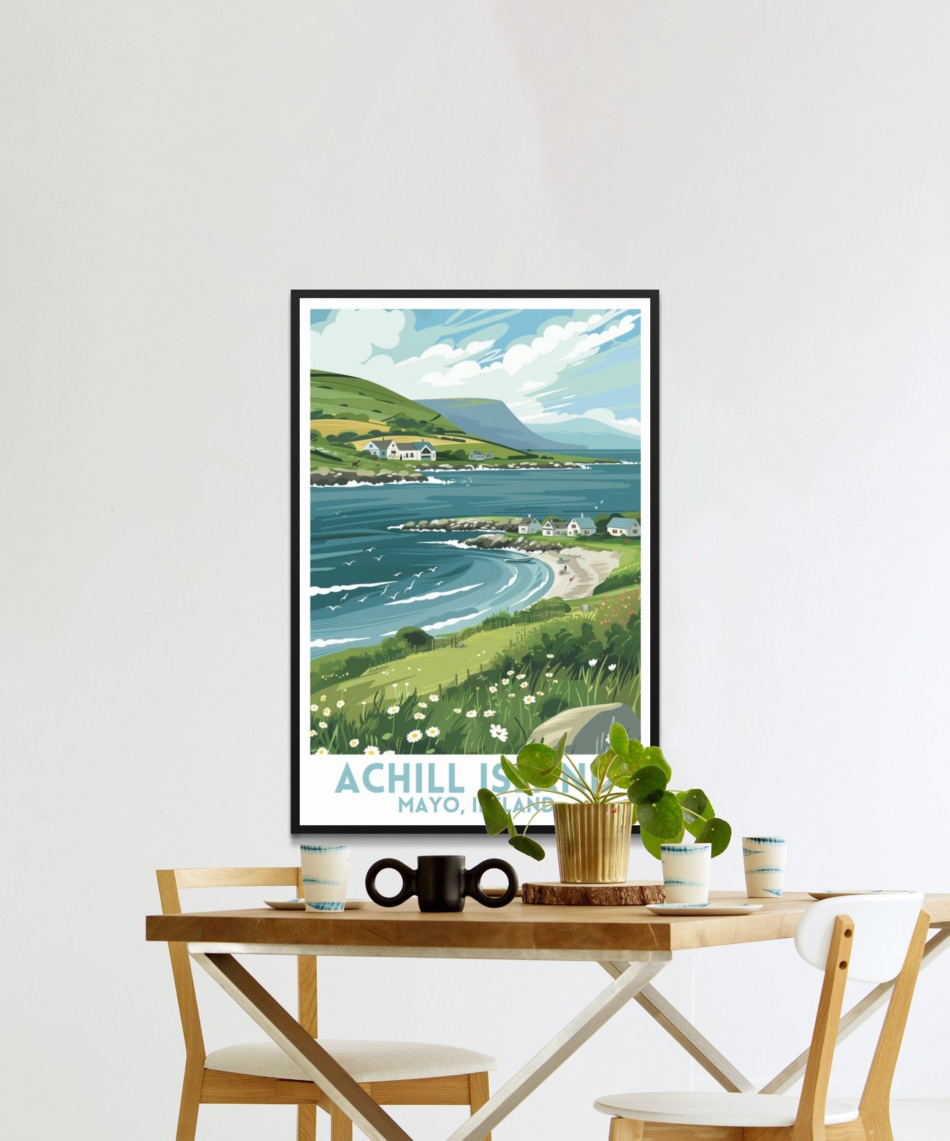 Achill Island Mayo Ireland Landscape Art Posters