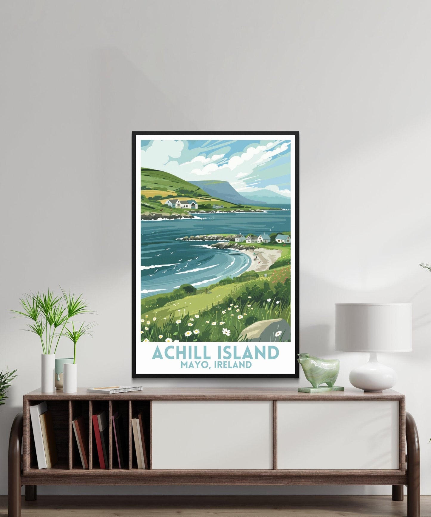 Achill Island Mayo Ireland Landscape Art Posters