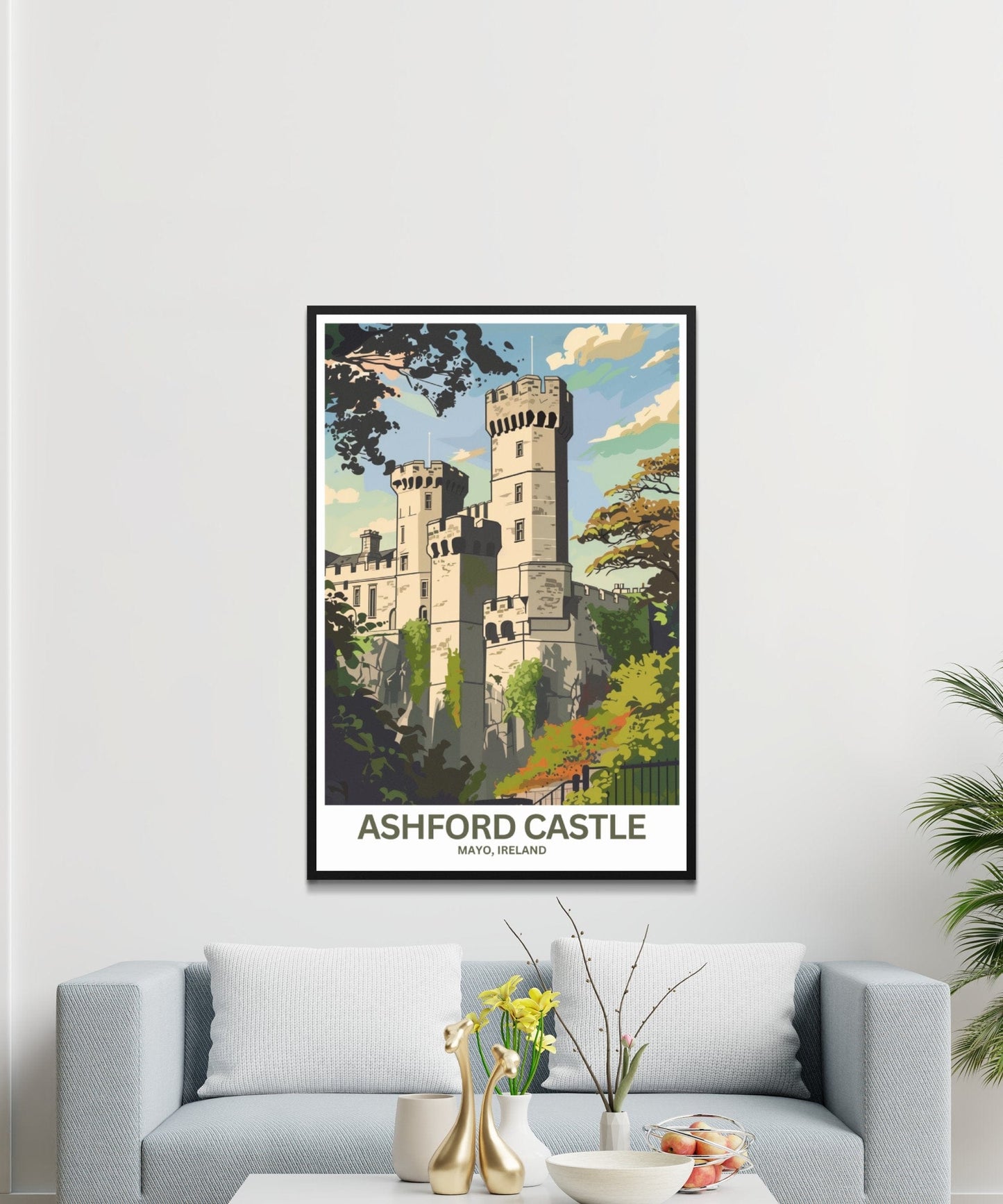 Beautiful Ashford Castle Scenery Posters