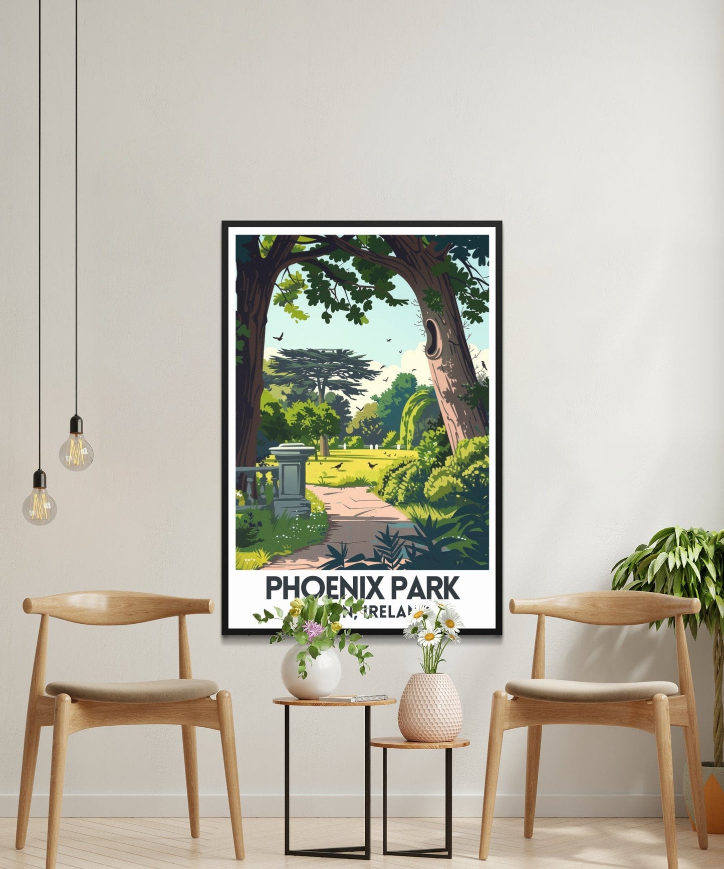 Beautiful Landscape of Phoenix Park Ireland Posters