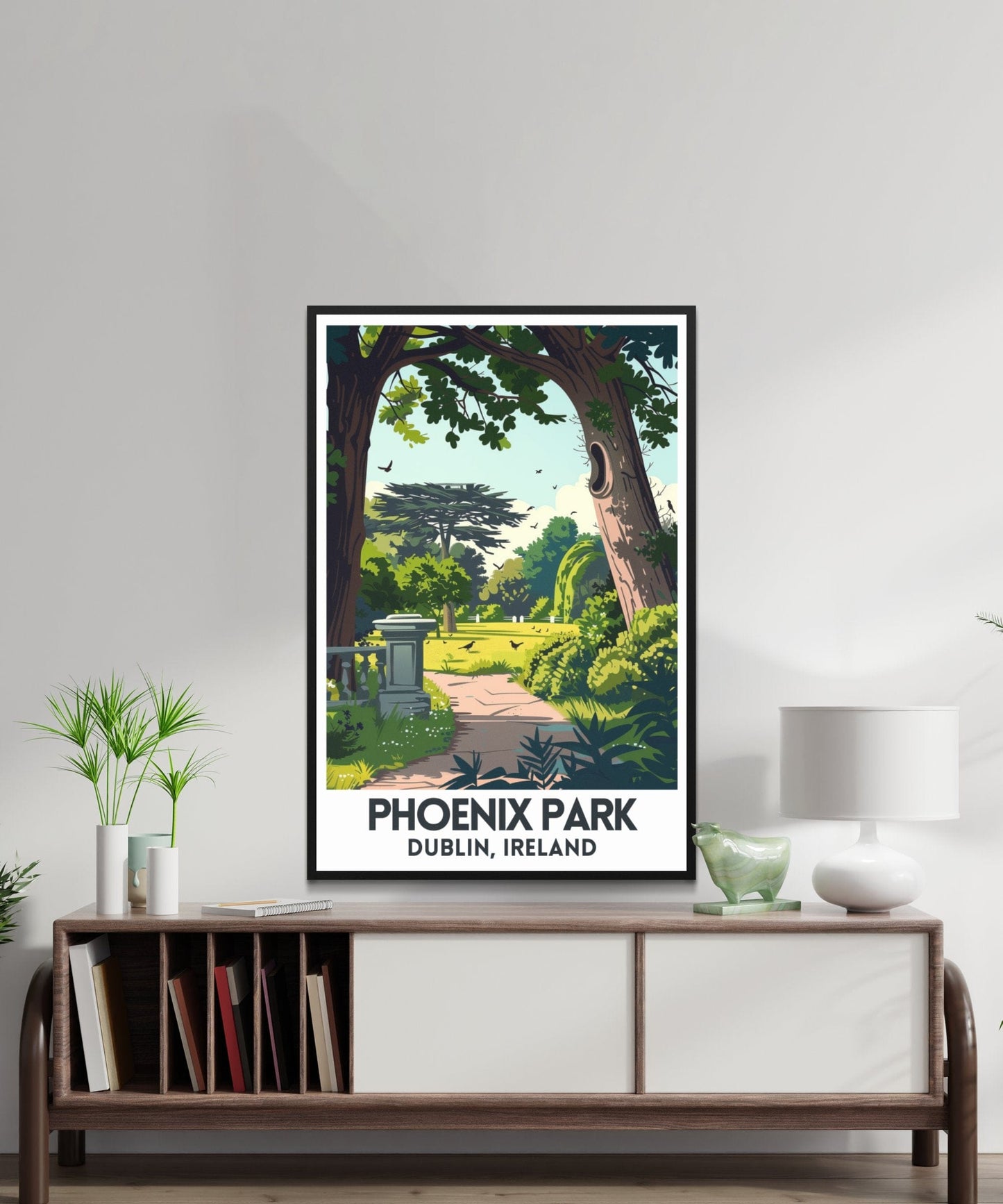 Beautiful Landscape of Phoenix Park Ireland Posters