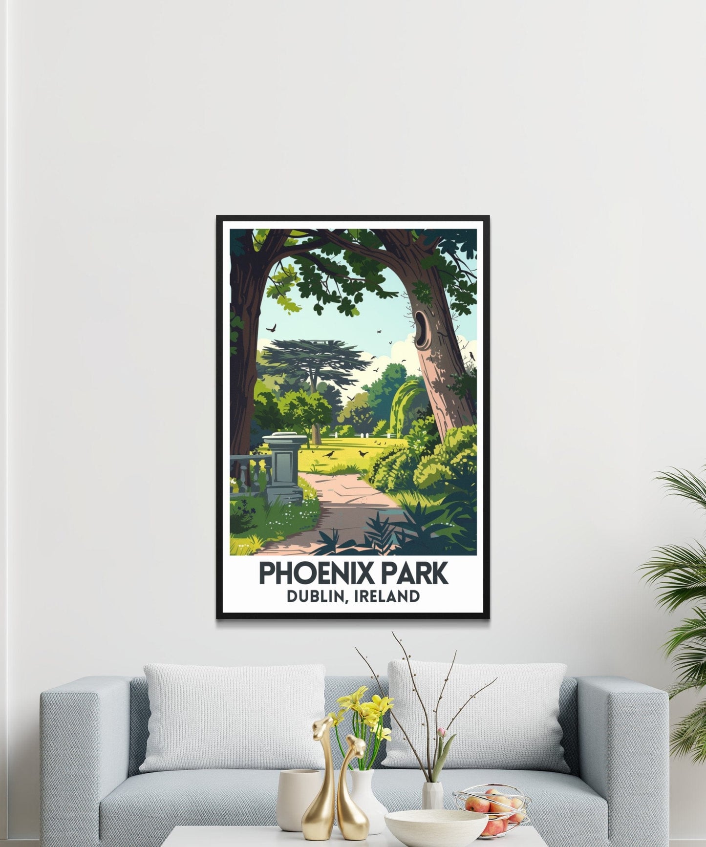 Beautiful Landscape of Phoenix Park Ireland Posters