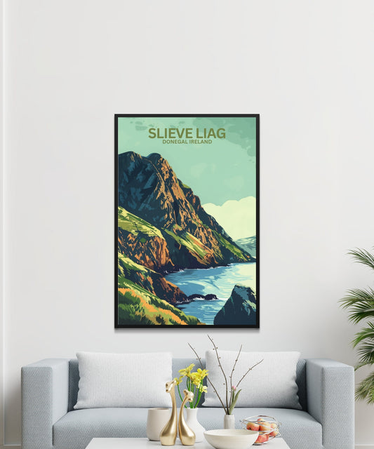 Breathtaking Slieve Liag Donegal Ireland Scenic Posters