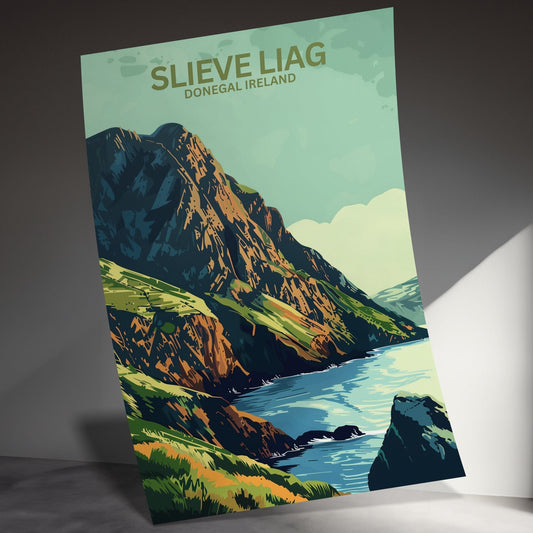 Breathtaking Slieve Liag Donegal Ireland Scenic Posters