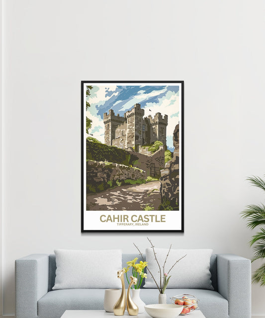 Cahir Castle Art Print of Tipperary Ireland Posters