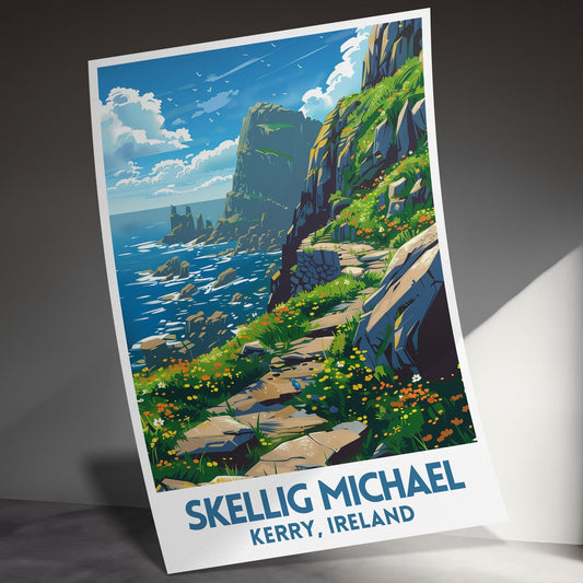 Discover Skellig Michael Kerry Ireland Scenic Art Posters