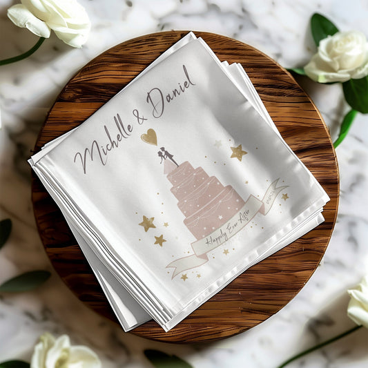 Happily Ever After Wedding Event Custom Napkin