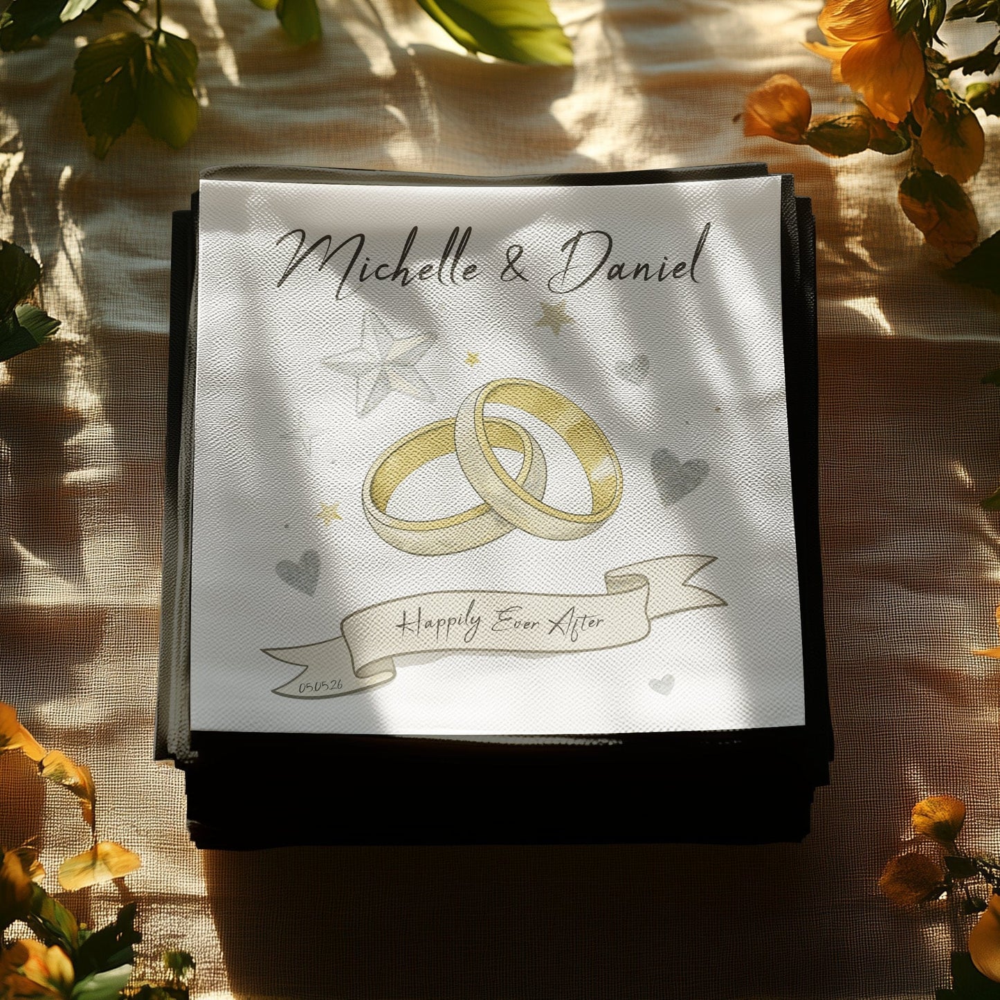 Happily Ever After Wedding Event Napkin