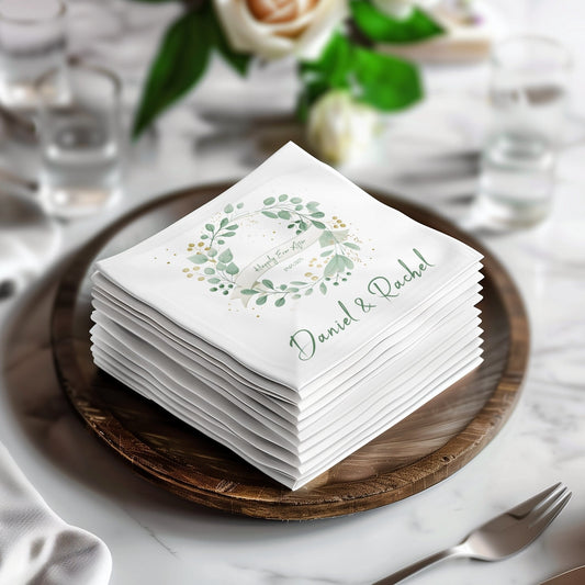 Happily Ever After Wedding Napkin