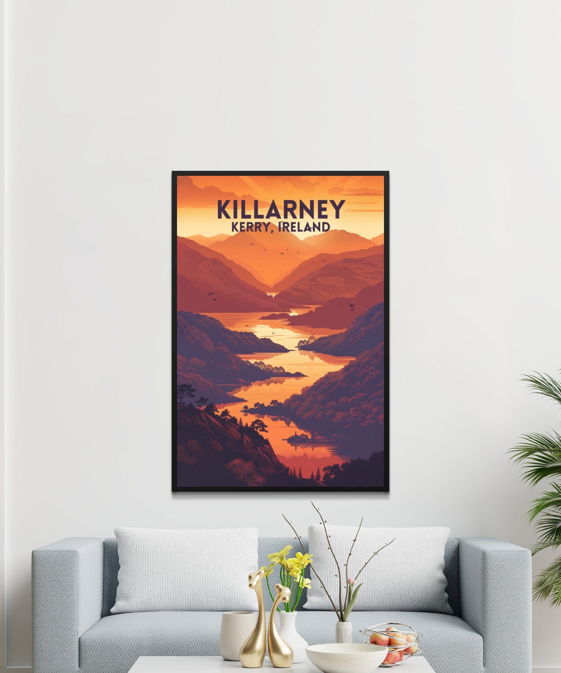 Killarney Kerry Ireland Scenic Sunset View Posters