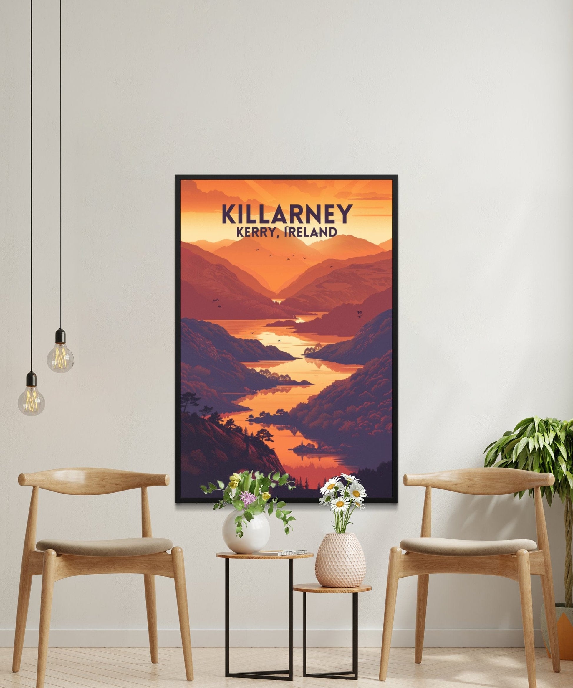 Killarney Kerry Ireland Scenic Sunset View Posters