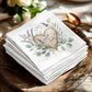 Personalized Heart and Floral Wedding Event Napkin