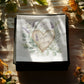 Personalized Heart and Floral Wedding Event Napkin