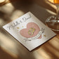 Personalized Wedding Napkin with Rings Design