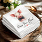 Raise Your Glass Custom Wedding Pet Portrait Napkin