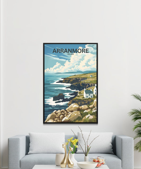 Scenic Arranmore Ireland Ocean View Art Print Posters