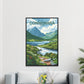 Scenic Connemara Landscape Art Ireland Posters