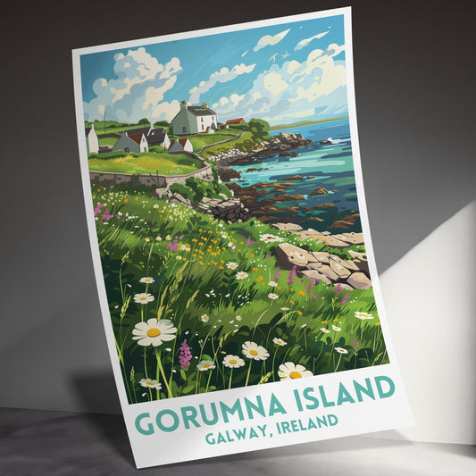 Scenic Gorumna Island Galway Ireland Landscape Posters