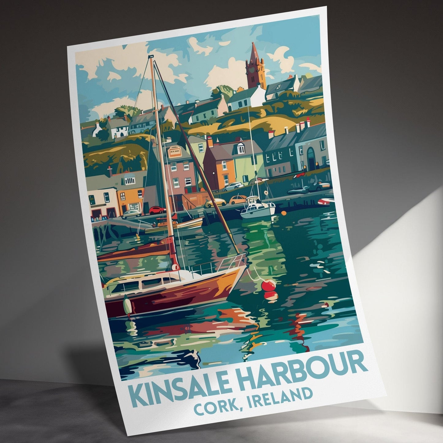 Scenic Kinsale Harbour Cork Ireland Art Posters