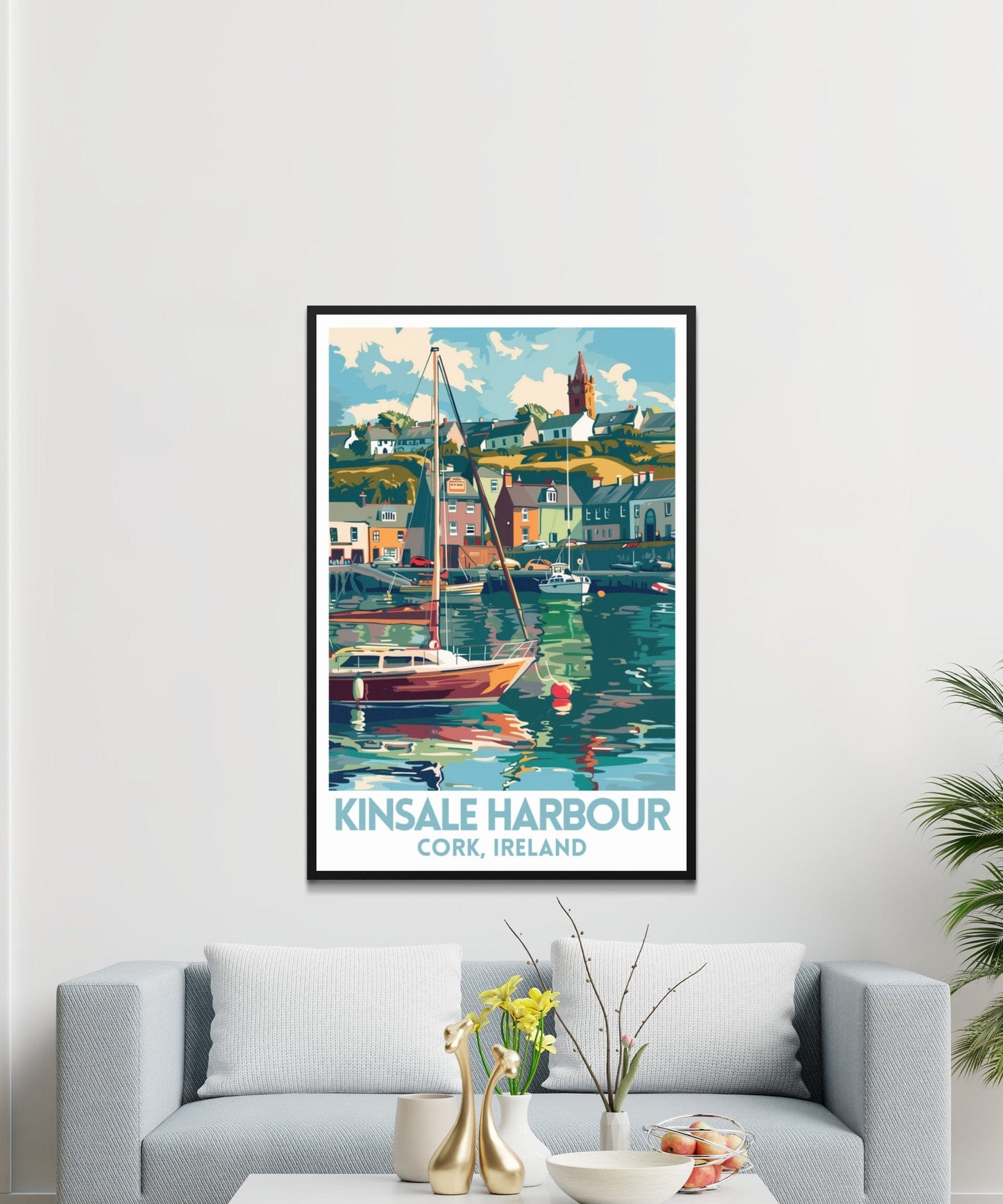 Scenic Kinsale Harbour Cork Ireland Art Posters