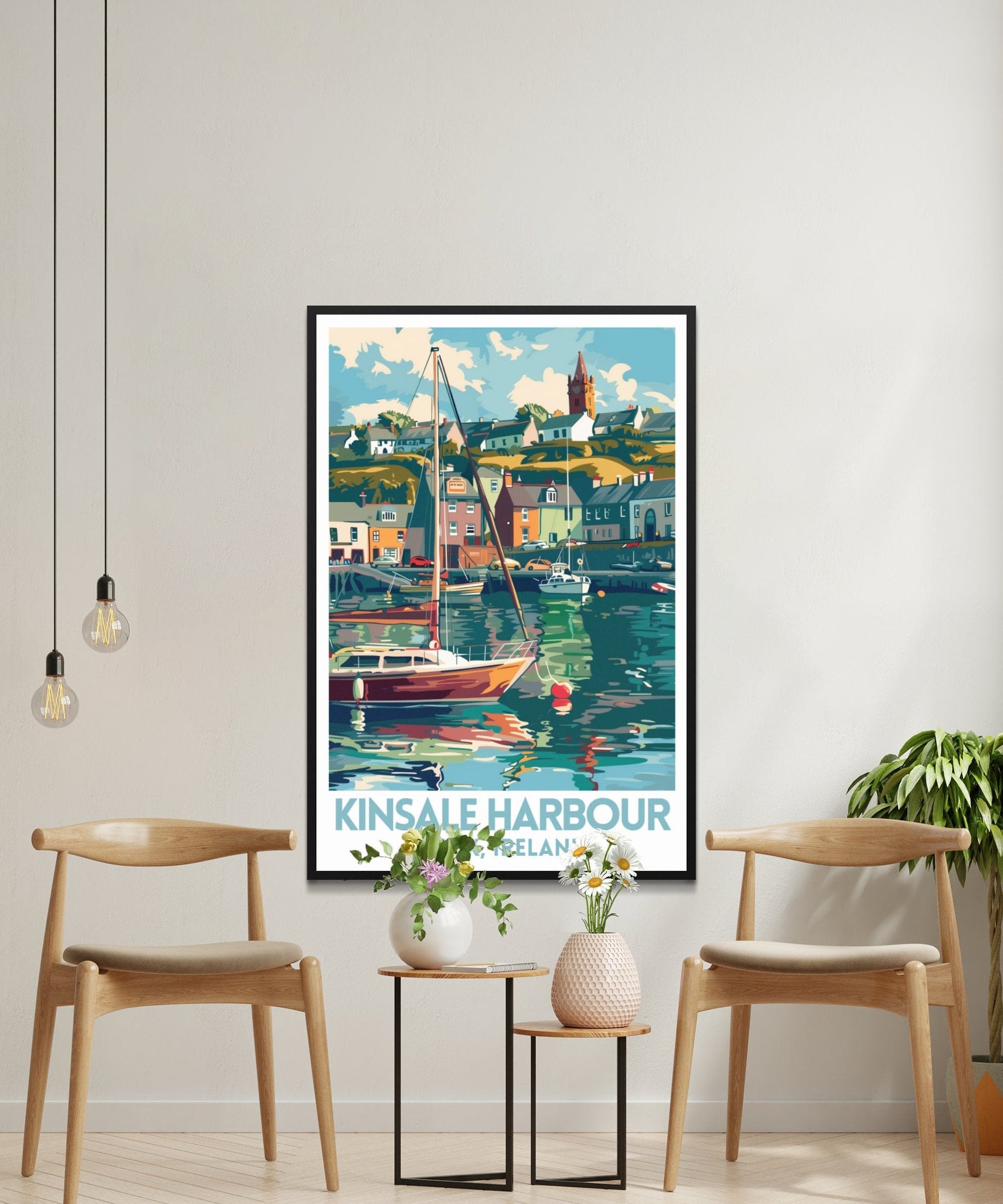 Scenic Kinsale Harbour Cork Ireland Art Posters