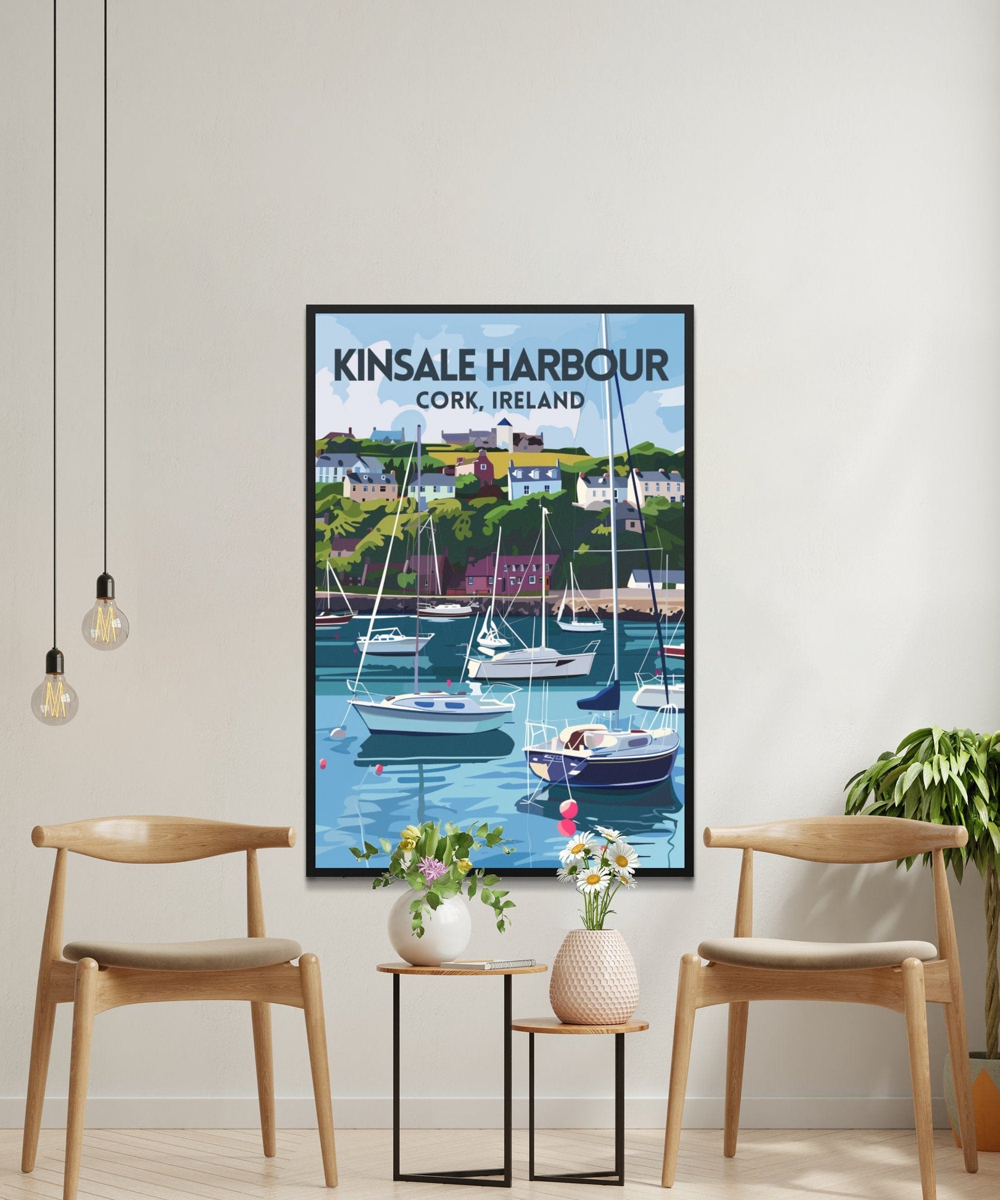 Scenic Kinsale Harbour Cork Ireland Maritime Art Posters