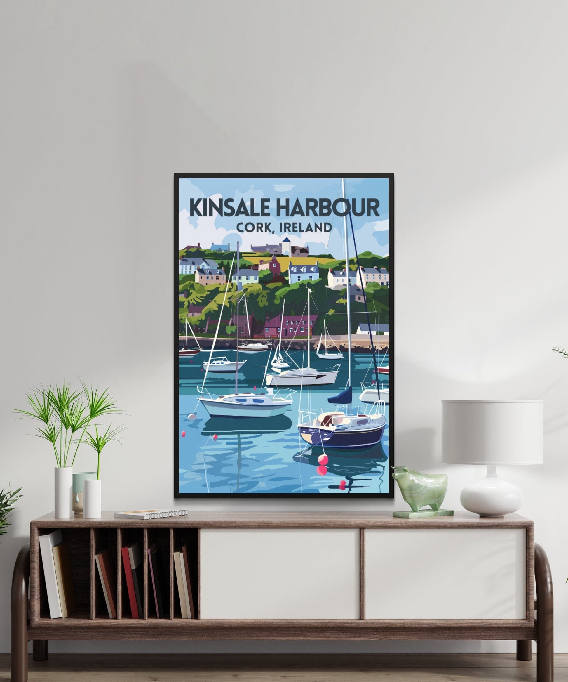 Scenic Kinsale Harbour Cork Ireland Maritime Art Posters