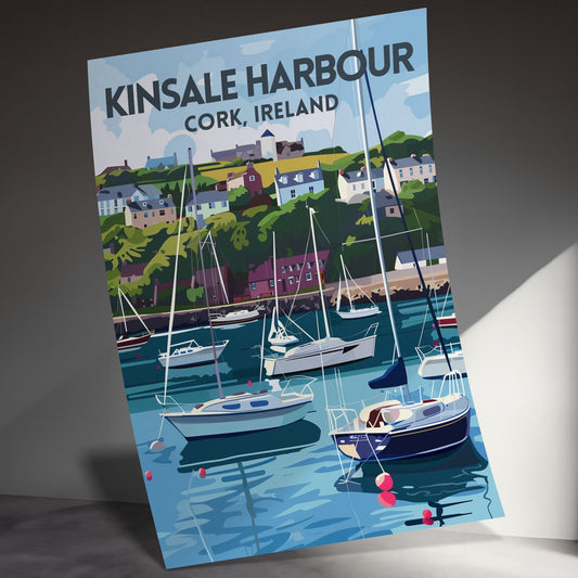 Scenic Kinsale Harbour Cork Ireland Maritime Art Posters