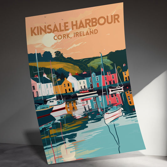 Scenic Kinsale Harbour Cork Ireland Print Wall Posters