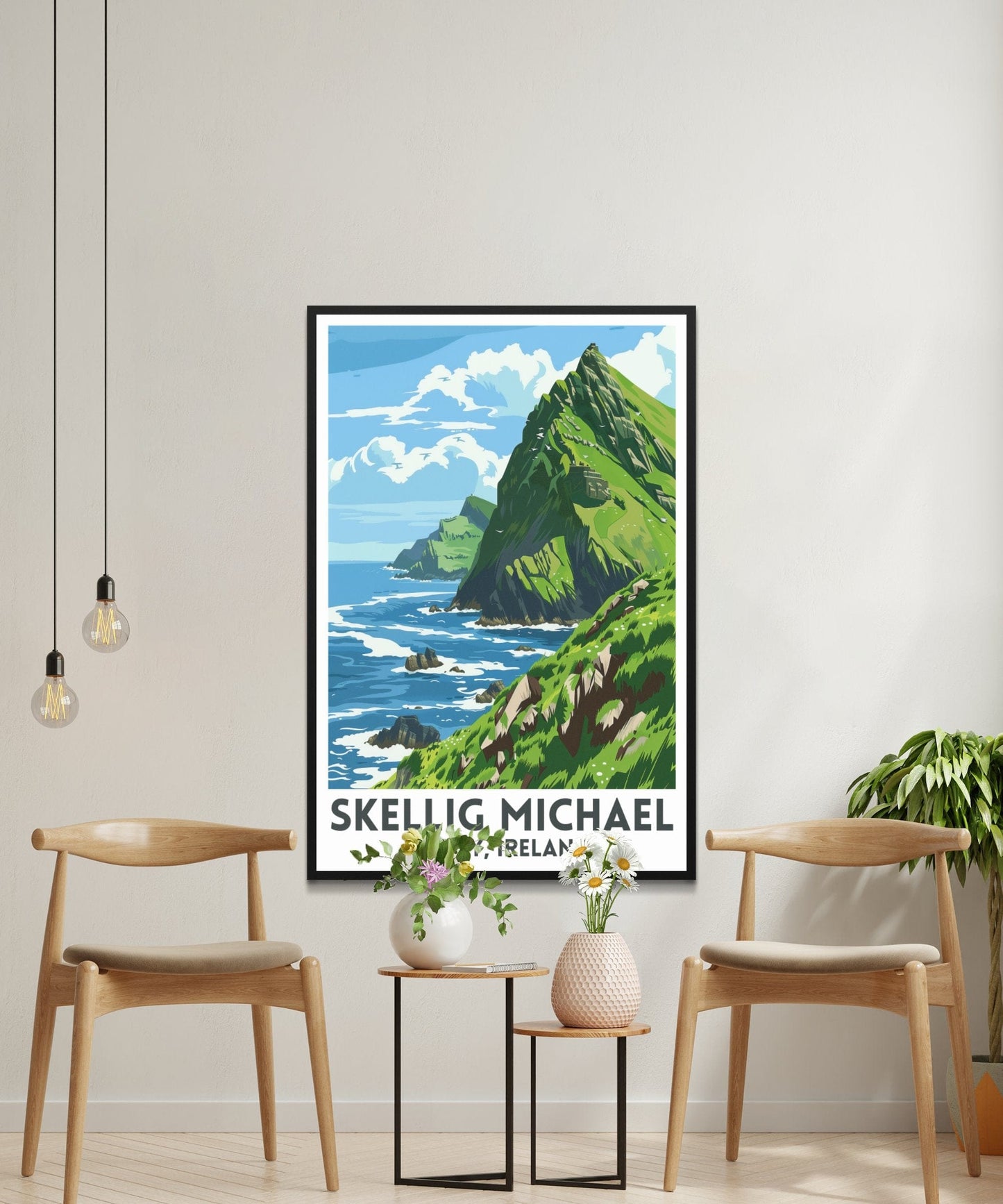 Skellig Michael Kerry Ireland Scenic View Posters