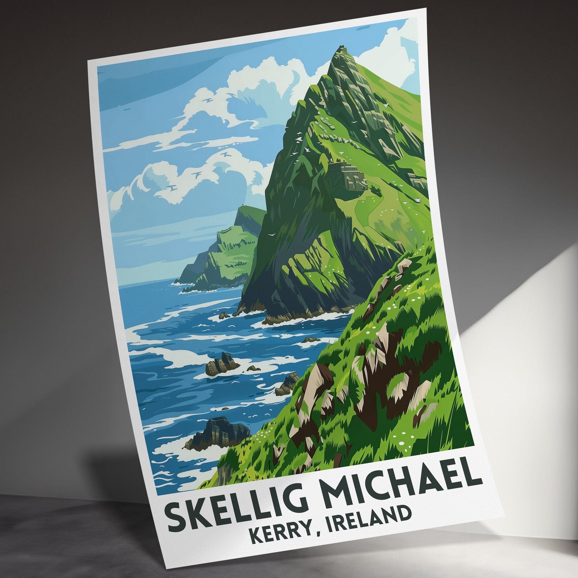 Skellig Michael Kerry Ireland Scenic View Posters