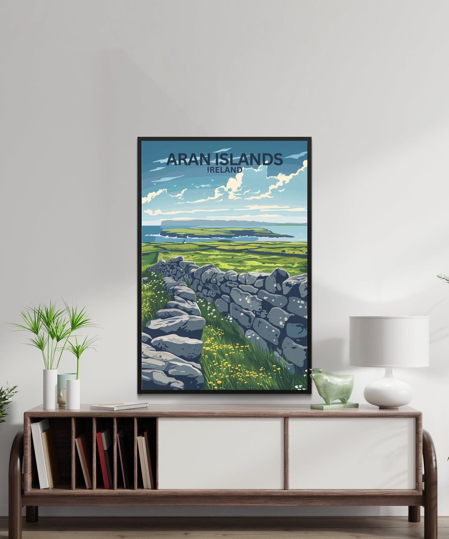 Stunning Aran Islands Ireland Landscape View Posters