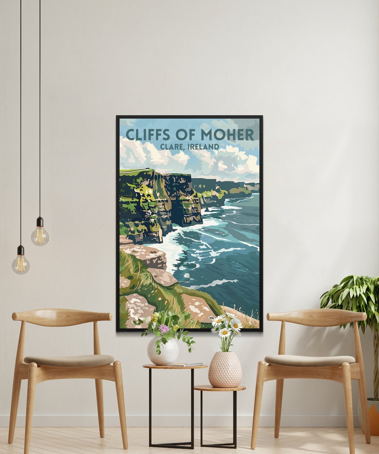 Stunning Cliffs of Moher Clare Ireland View Posters