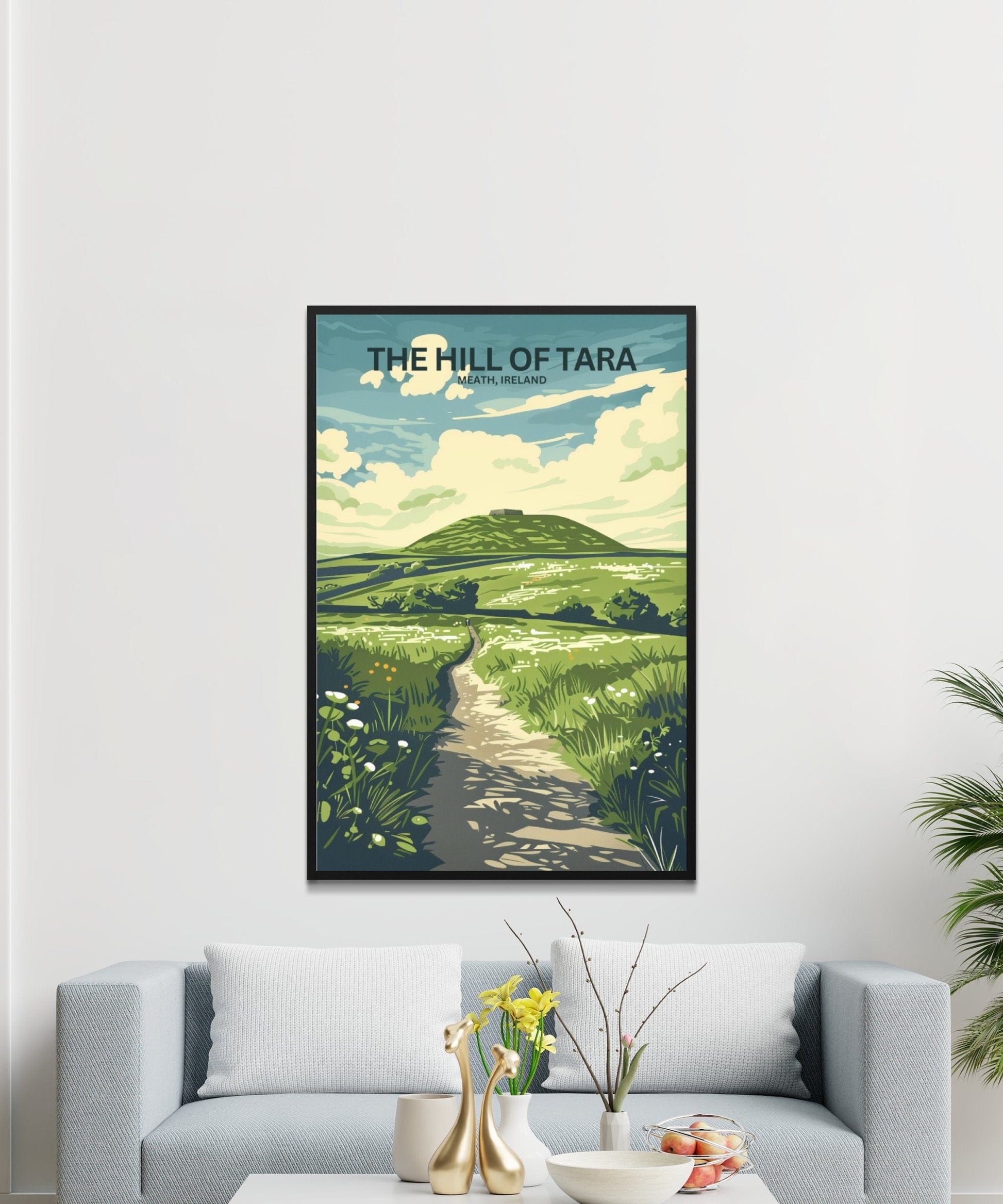 The Hill of Tara Ireland Scenic Journey Posters